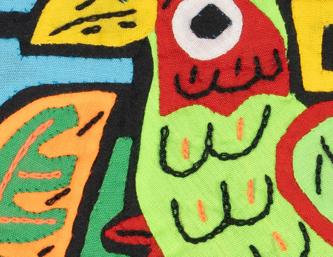 Multicolor Orange And Green Bird Molita