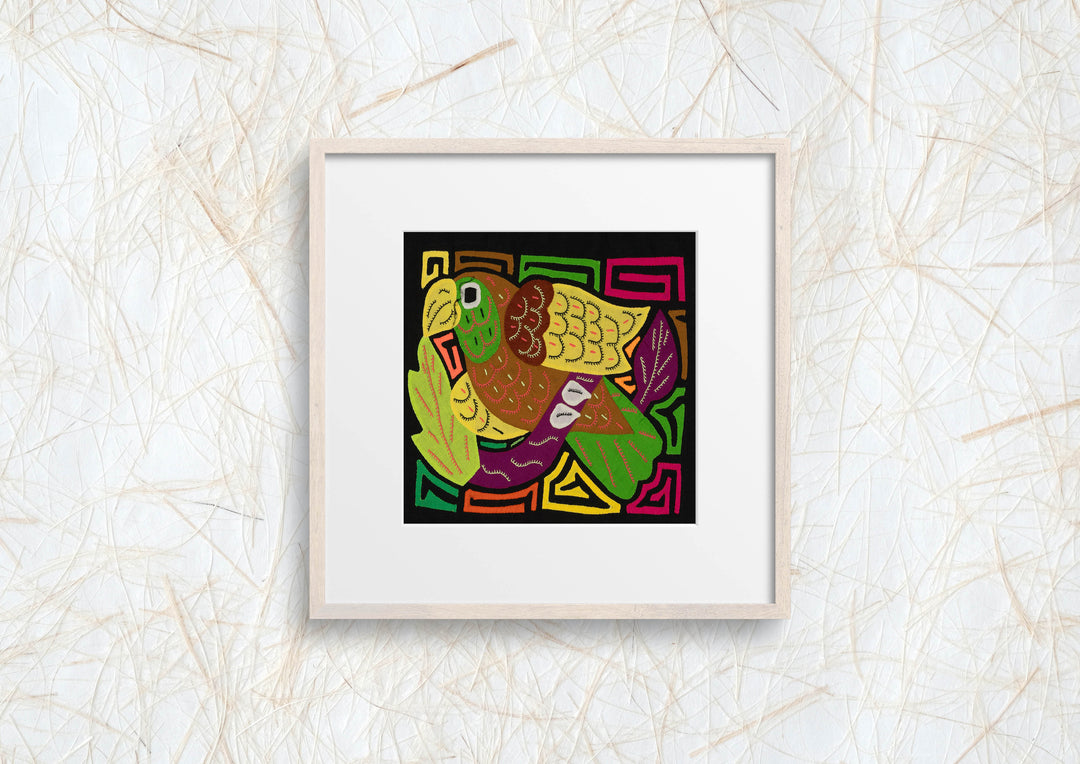 Multi-Color Bird Yellow And Brown Molita