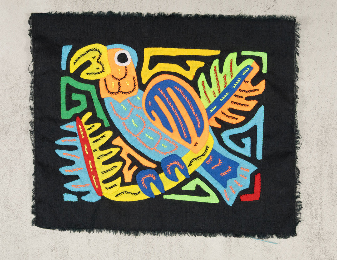 Multicolor Orange And Blue Bird Molita