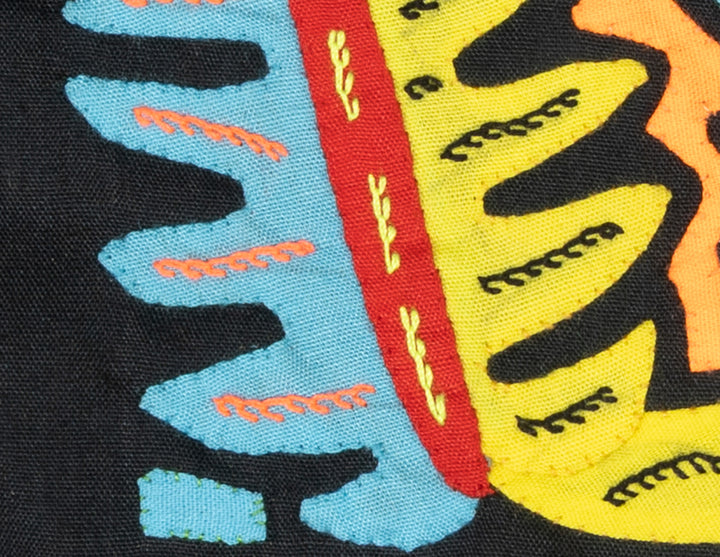 Multicolor Orange And Blue Bird Molita