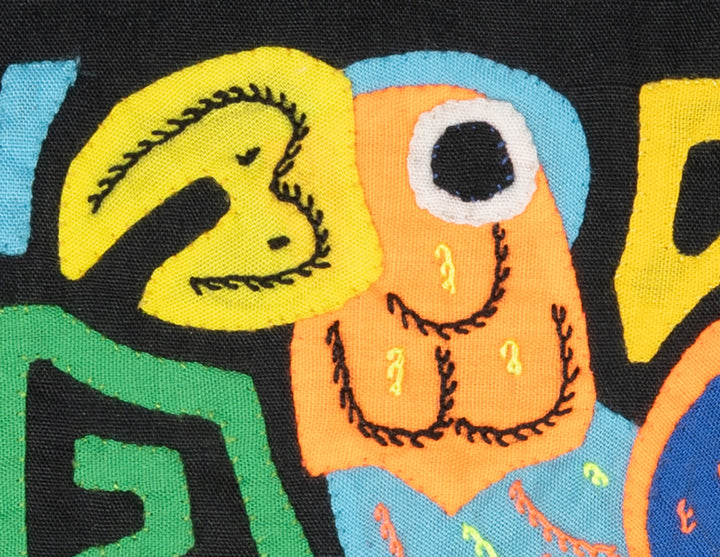 Multicolor Orange And Blue Bird Molita