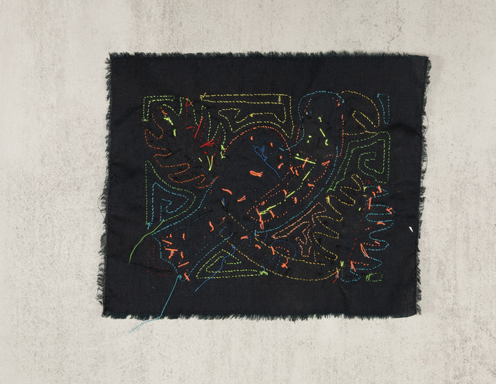 Multicolor Orange And Blue Bird Molita