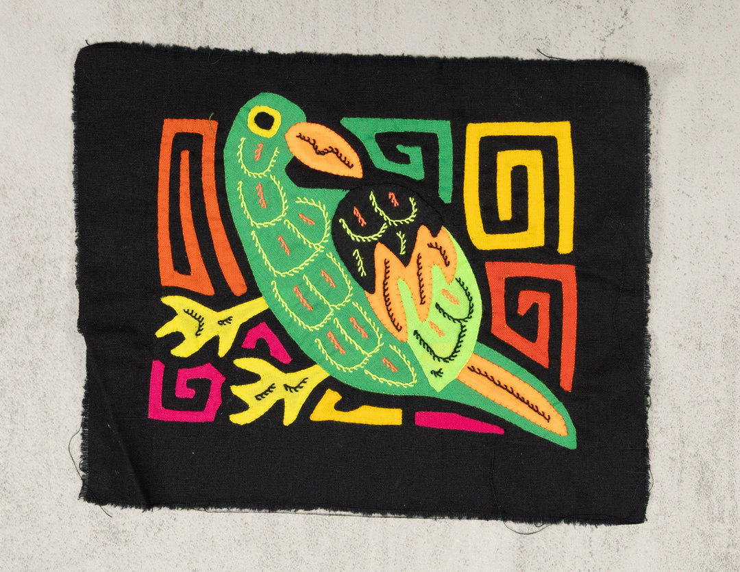Multicolor Orange And Green Bird Molita