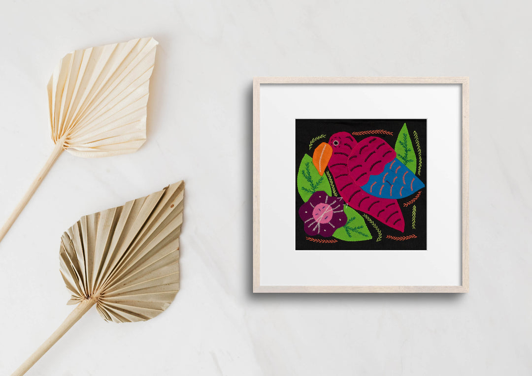 Multi-Color Parrot Bird Blue And Red Molita