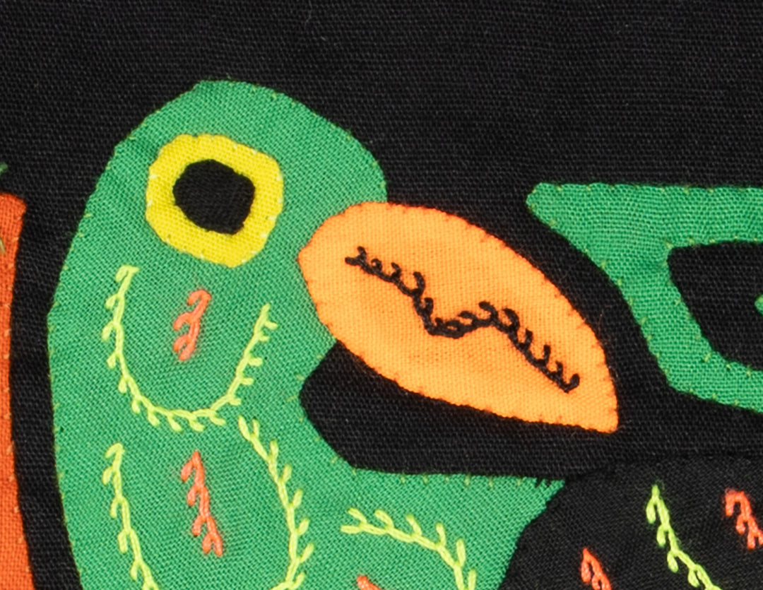 Multicolor Orange And Green Bird Molita