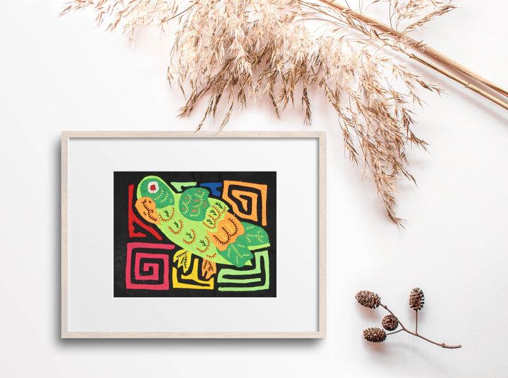 Multicolor Orange And Green Parrot Bird Molita