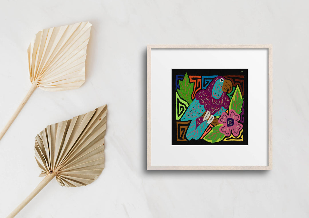 Multi-Color Bird Purple And Blue Molita