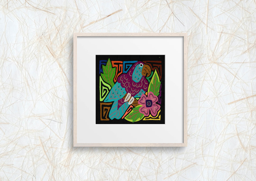 Multi-Color Bird Purple And Blue Molita