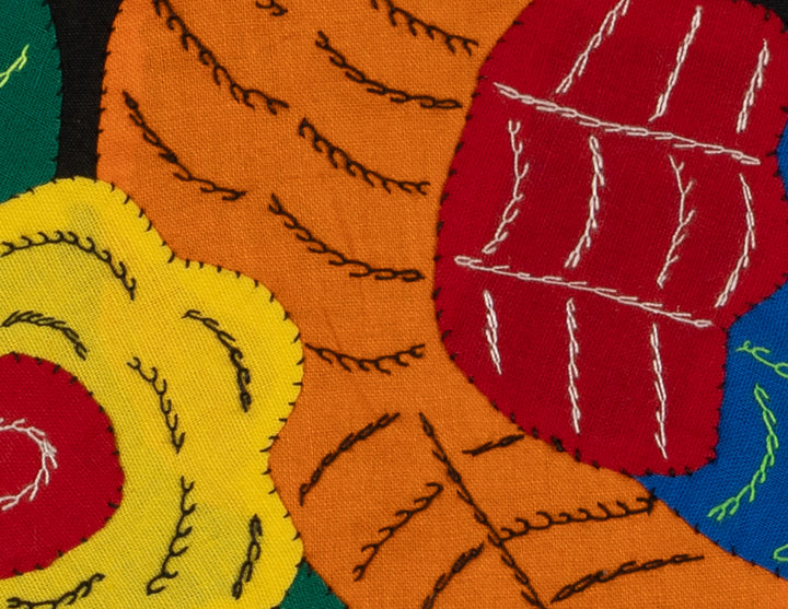 Multi-Color Parrot Bird Orange And Yellow Molita