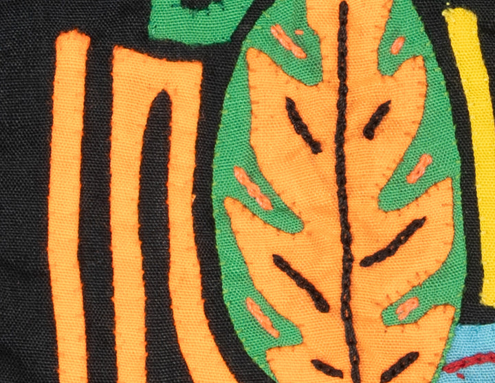 Multicolor Orange Blue And Black Bird Molita