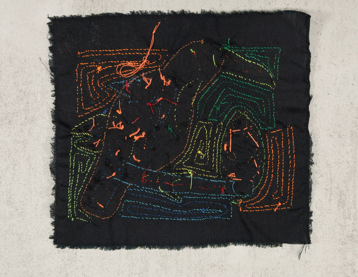 Multicolor Orange Blue And Black Bird Molita