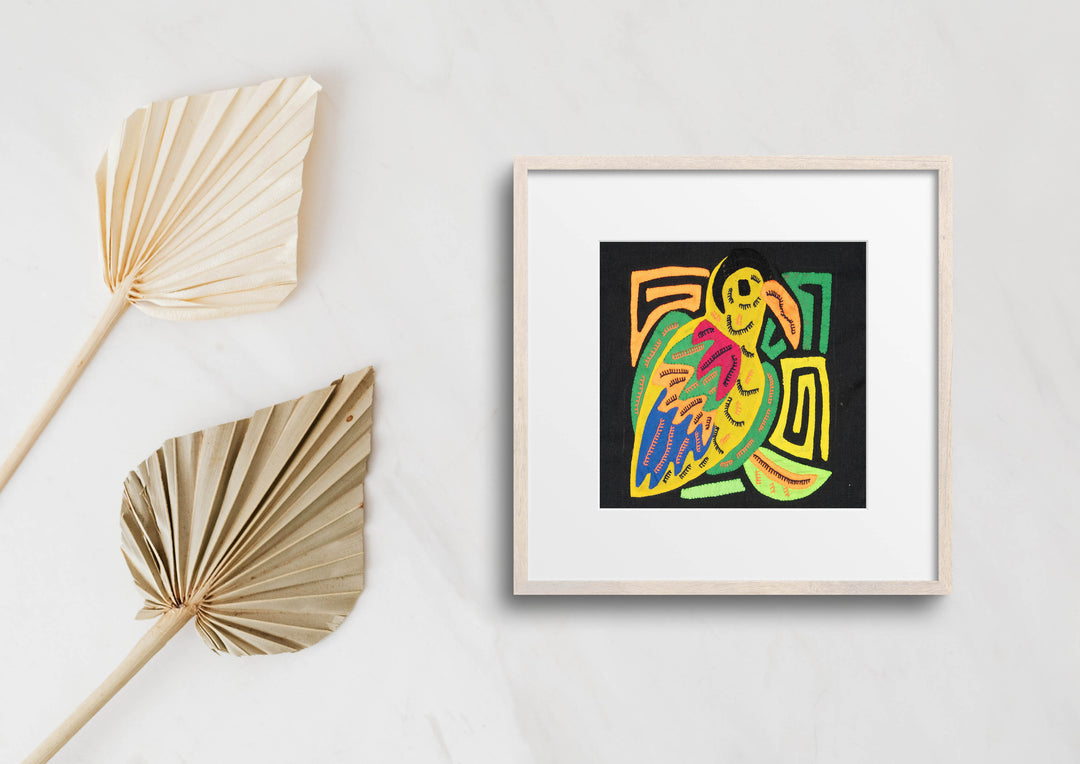 Multicolor Yellow Red And Blue Bird Molita