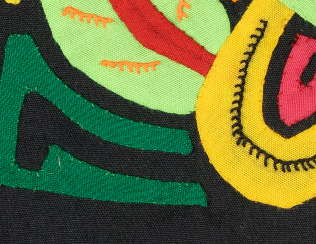 Multicolor Green And Orange Bird Molita