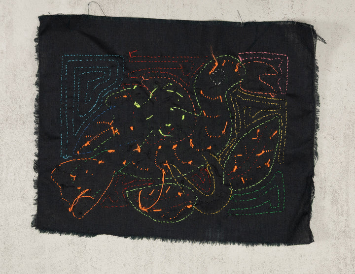 Multicolor Green And Orange Bird Molita