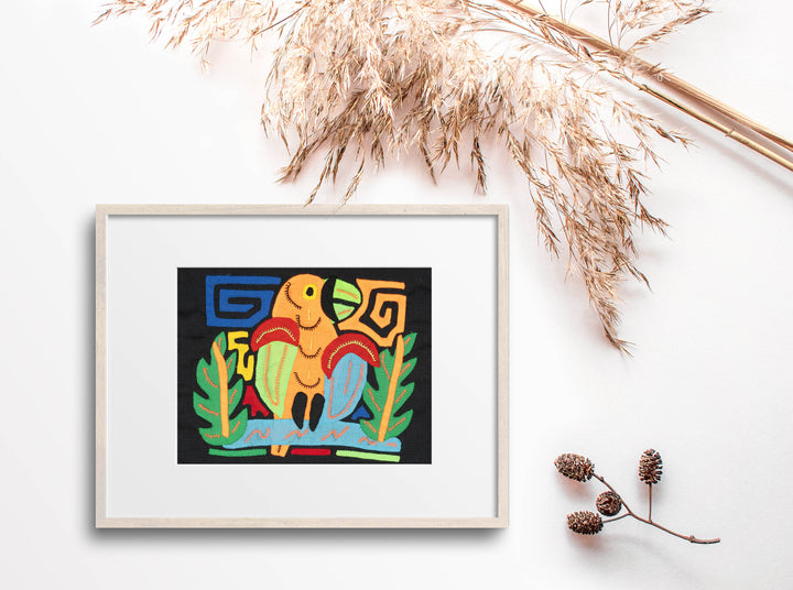 Multicolor Orange And Blue Parrot Bird Molita