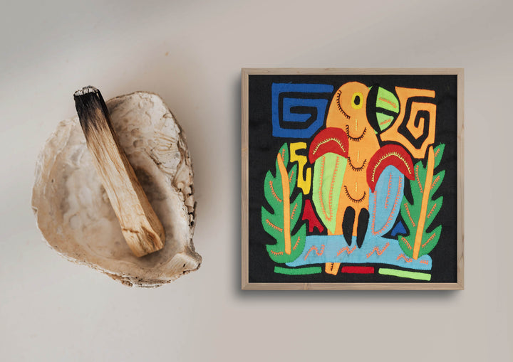 Multicolor Orange And Blue Parrot Bird Molita