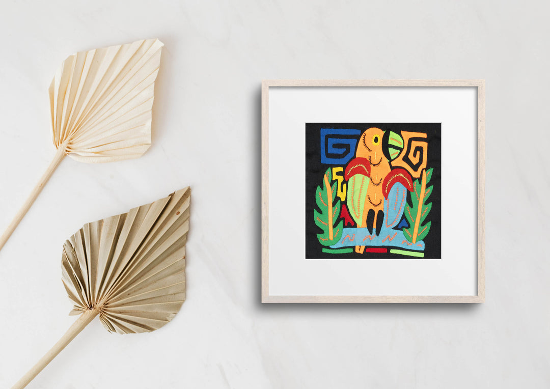 Multicolor Orange And Blue Parrot Bird Molita