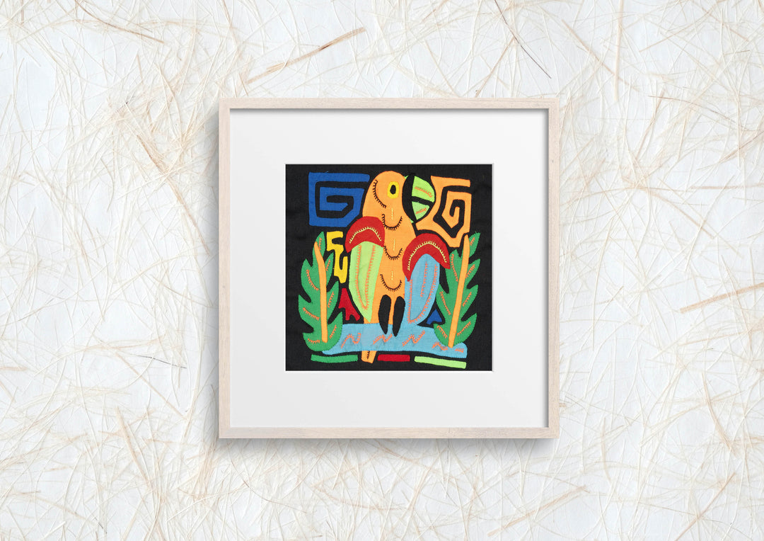 Multicolor Orange And Blue Parrot Bird Molita