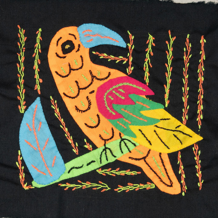 Multicolor Blue And Red And Orange Bird Molita