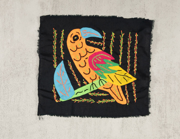 Multicolor Blue And Red And Orange Bird Molita