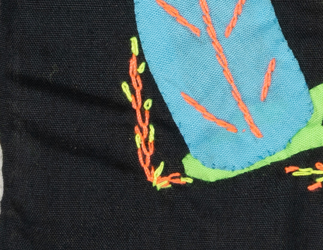 Multicolor Blue And Red And Orange Bird Molita