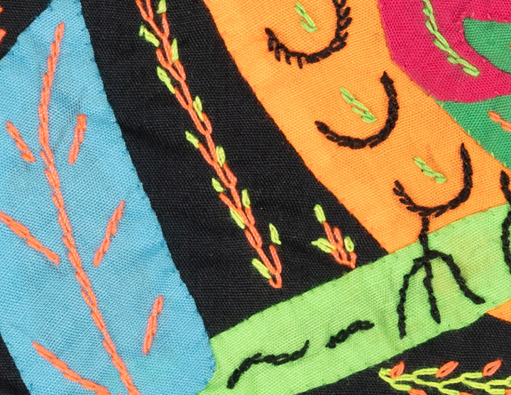 Multicolor Blue And Red And Orange Bird Molita