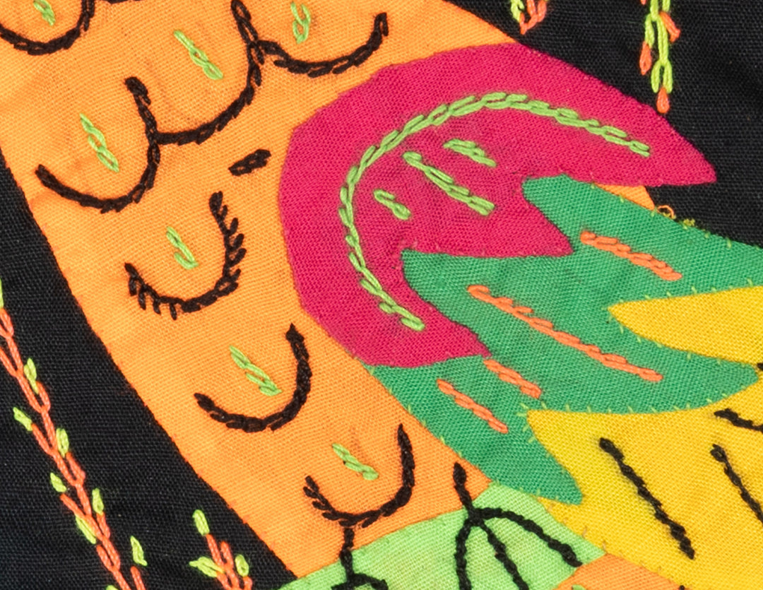 Multicolor Blue And Red And Orange Bird Molita