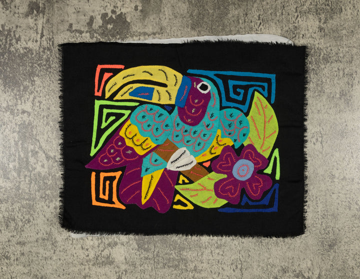 Multi-Color Toucan Bird Blue And Purple Molita