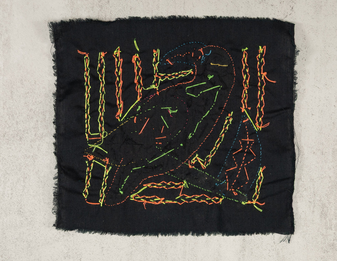 Multicolor Blue And Red And Orange Bird Molita