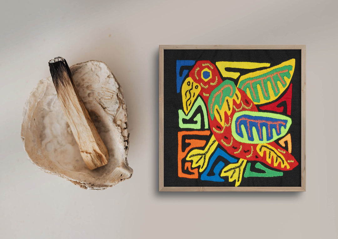 Multicolor Red And Yellow Bird Molita