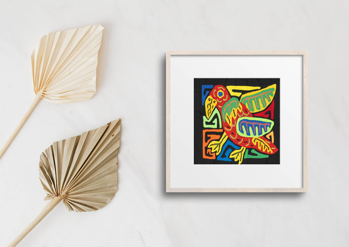 Multicolor Red And Yellow Bird Molita