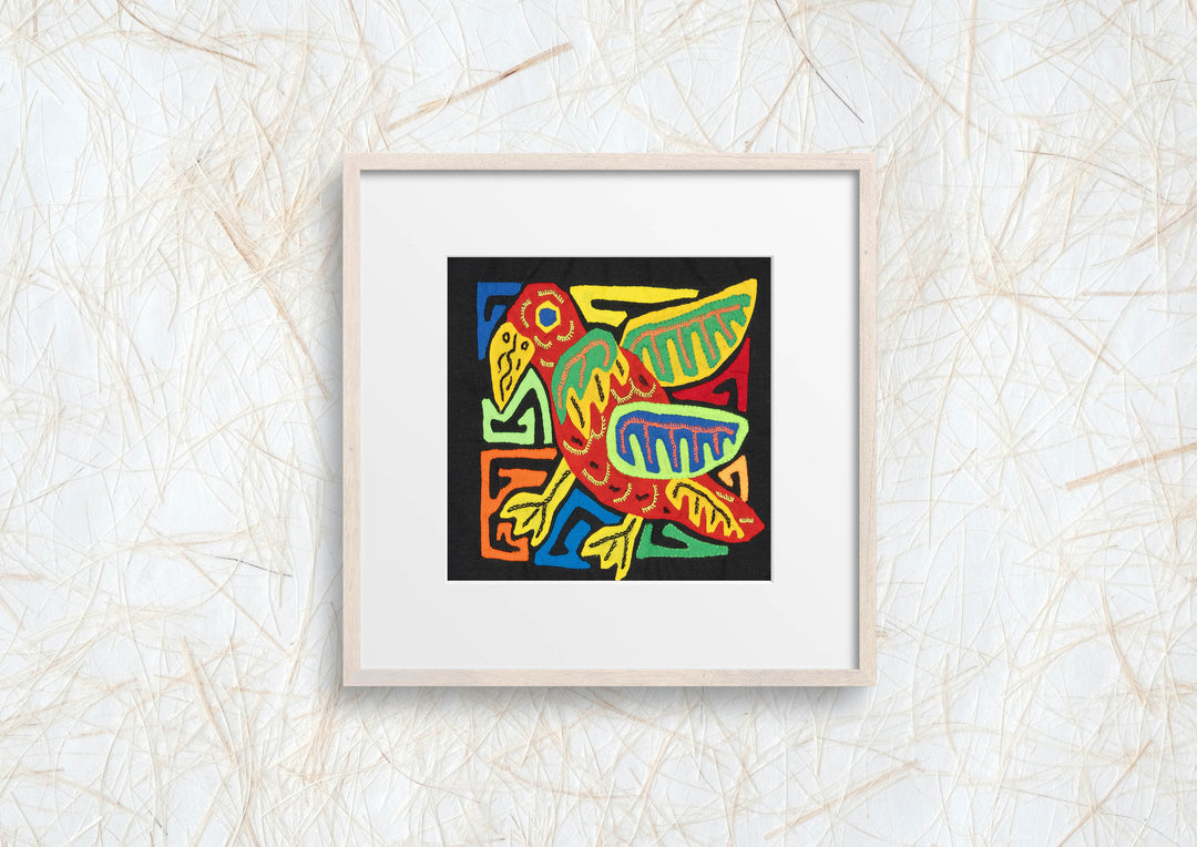 Multicolor Red And Yellow Bird Molita