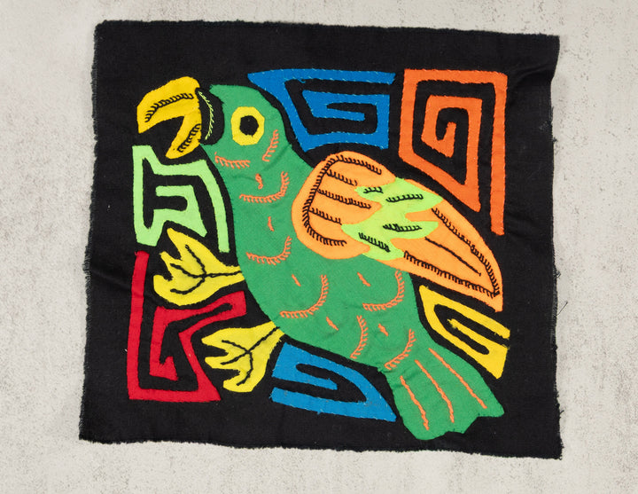 Multicolor Orange And Green Bird Molita