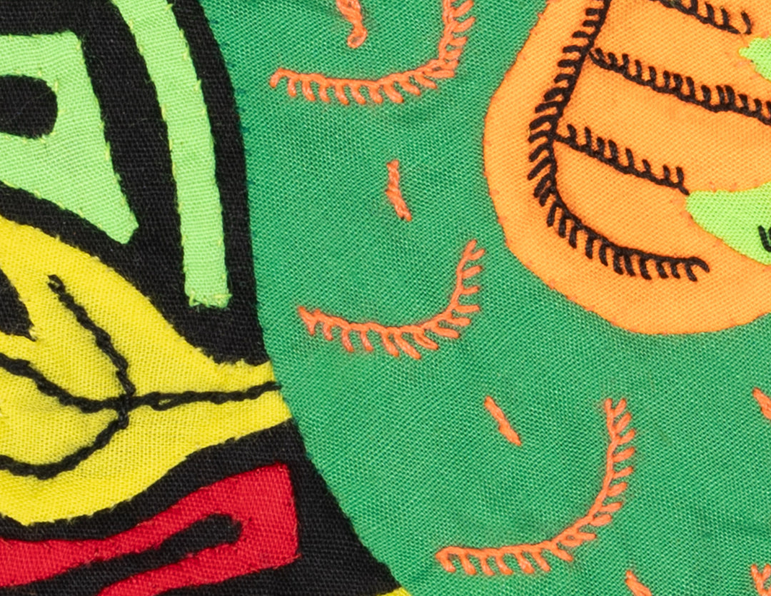 Multicolor Orange And Green Bird Molita