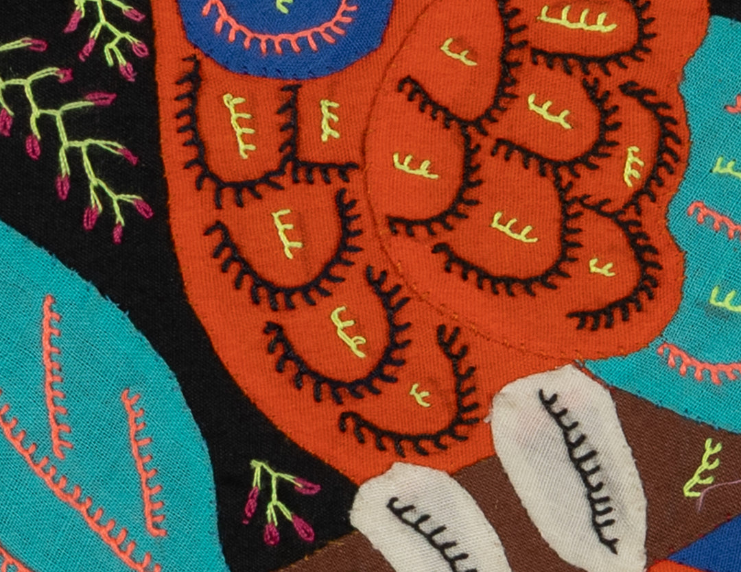 Multi-Color Parrot Bird Blue And Orange Molita