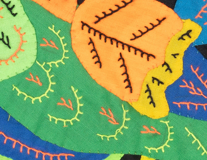 Multicolor Orange Blue And Green Bird Molita