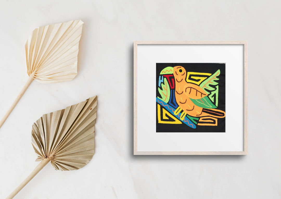 Multicolor Orange And Green Bird Molita