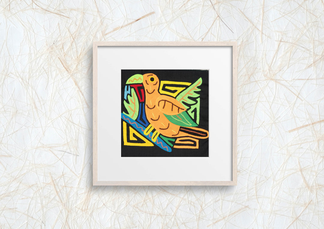 Multicolor Orange And Green Bird Molita