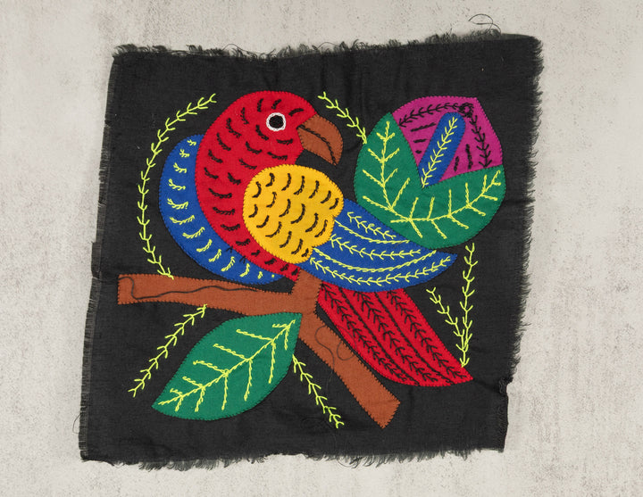 Multicolor Red Blue And Gold Bird Molita