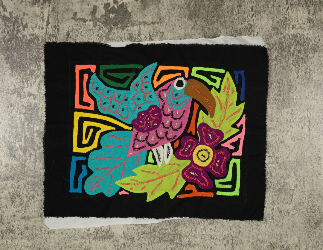 Multi-Color Bird Blue And Purple Molita