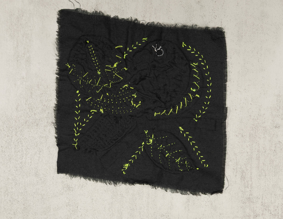 Multicolor Red Blue And Gold Bird Molita