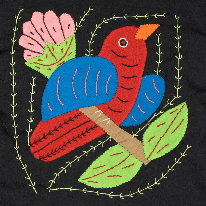 Multicolor Red Blue And Pink Bird Molita