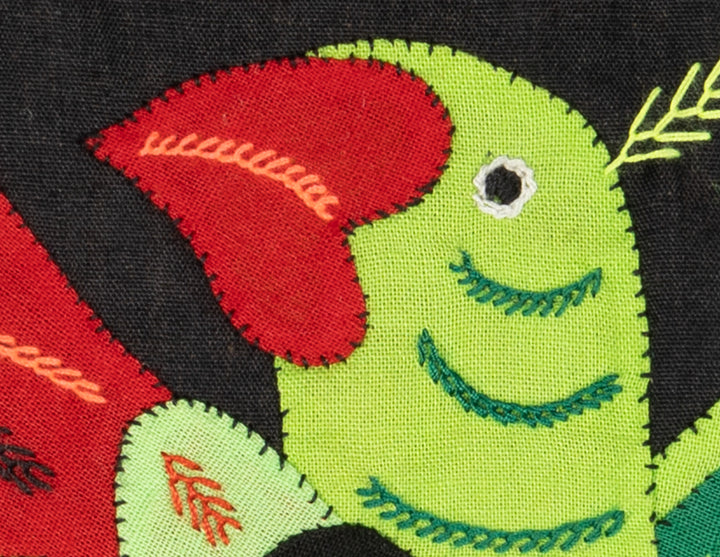 Multicolor Red And Green Bird Molita