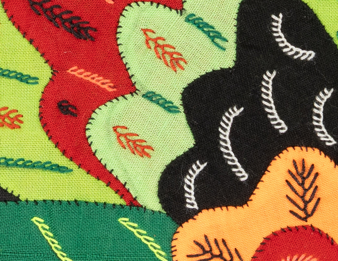 Multicolor Red And Green Bird Molita