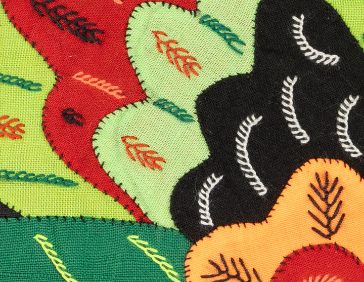 Multicolor Red And Green Bird Molita