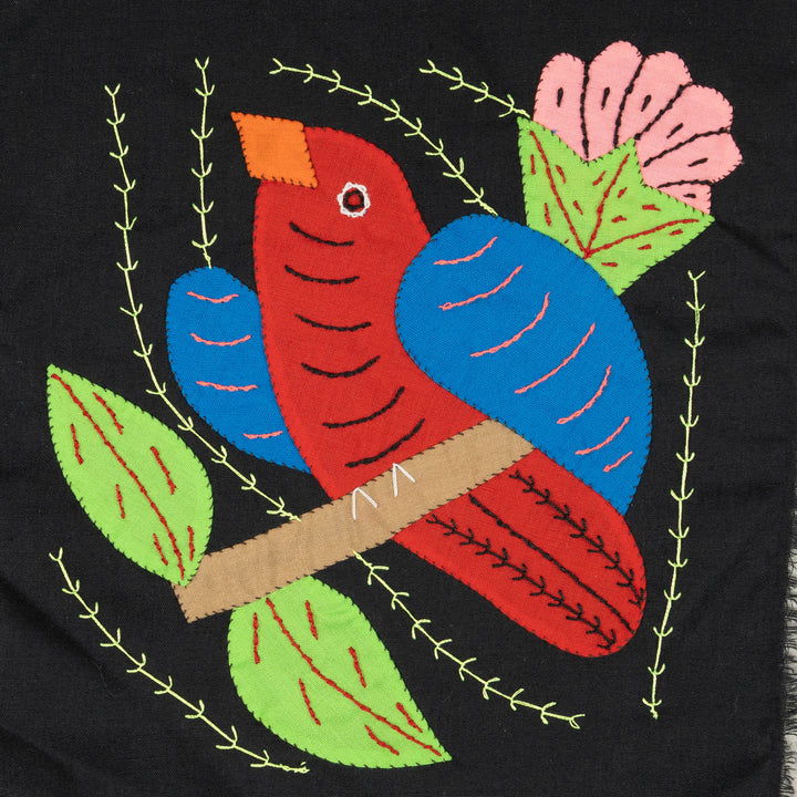 Multicolor Red And Blue Bird Molita