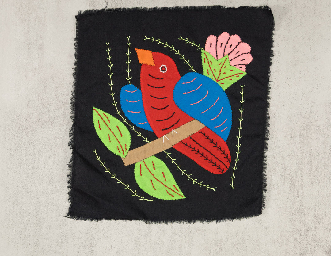 Multicolor Red And Blue Bird Molita