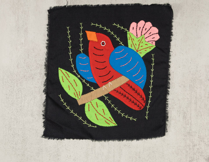 Multicolor Red And Blue Bird Molita