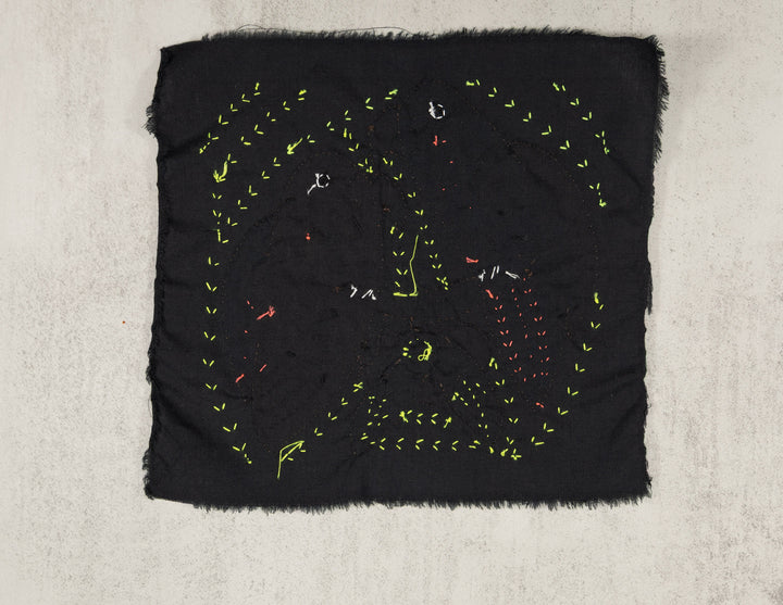 Multicolor Orange And Blue Two Bird Molita