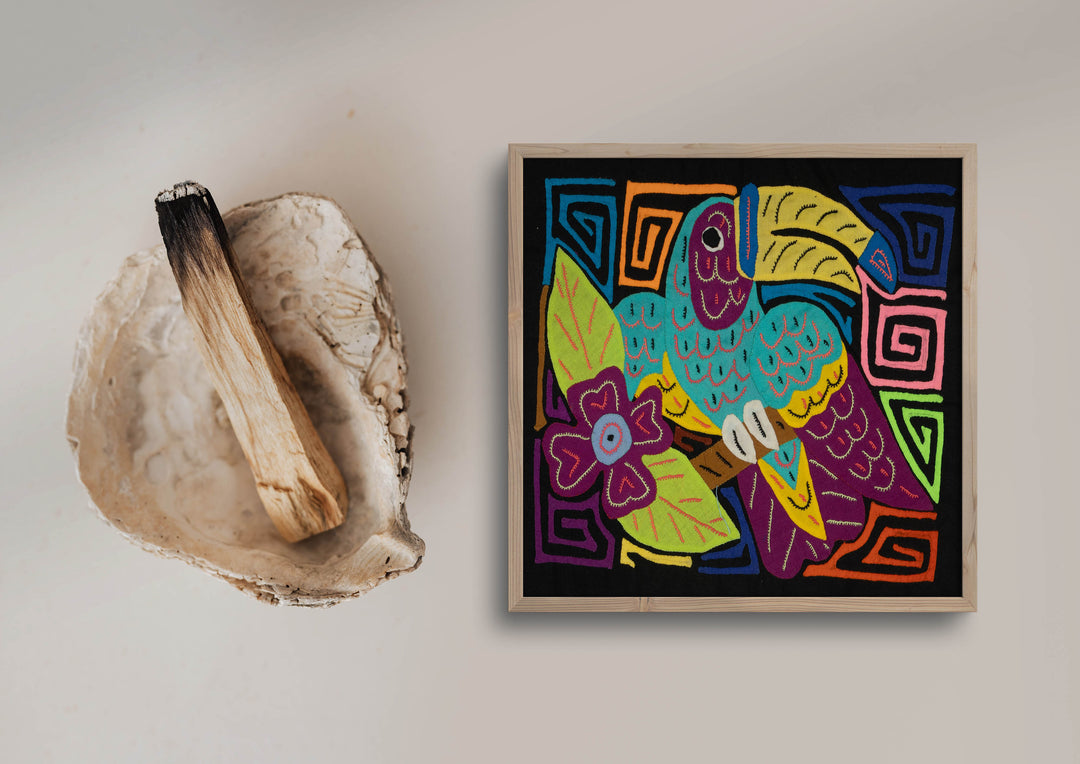 Multi-Color Toucan Bird Blue And Purple Molita